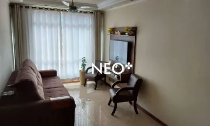 Apartamento 3 dormitórios, 1 Vaga, Vista Mar- Itararé - São Vicente/SP