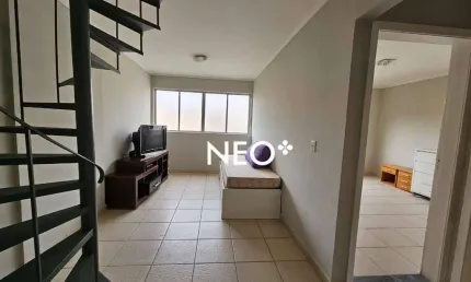 Apartamento duplex 2 dormitórios, 1 vaga - josé menino - santos/sp