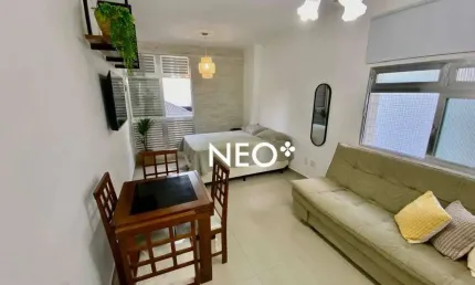 Sala Living 1 dormitório, 1 Vaga - José Menino - Santos/SP