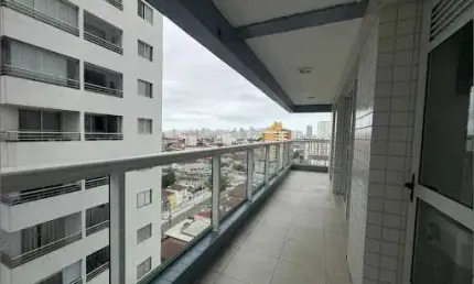 Apartamento com 2 dormitórios para alugar, 92 m² - Encruzilhada - Santos/SP