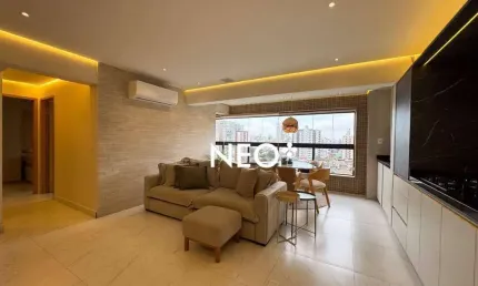 Apartamento com 2 quartos para alugar, 65 m² por r$ 7.000/mês - ponta da praia - santos/sp