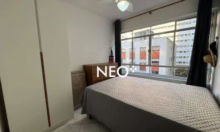 Apartamento com 1 dormitório à venda, 35 m² por r$ 355.000,00 - josé menino - santos/sp