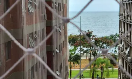 Apartamento com 1 dormitório à  venda , 55 m² por r$ 450.000 - embaré - santos/sp