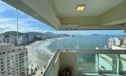 Cobertura com 2 dormitórios à venda, 196 m² por r$ 2.450.000 - jardim astúrias - guarujá/sp