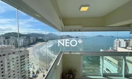 Cobertura com 2 dormitórios à venda, 196 m² por r$ 2.450.000,00 - jardim astúrias - guarujá/sp