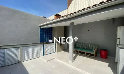 Cobertura com 3 dormitórios à venda, 160 m² por r$ 780.000,00 - macuco - santos/sp