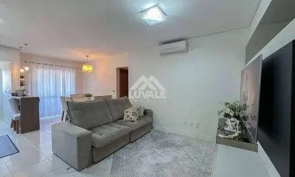Apto Semimobiliado | Barra do Rio Cerro | 2 quartos (1 suíte) | 71m²