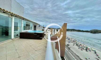 Cobertura com 4 dormitórios à venda, 400 m² na Praia do Forte - Cabo Frio/RJ