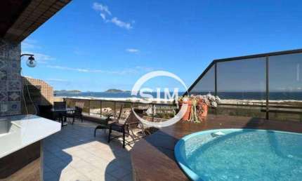 Cobertura com 4 dormitórios à venda, 400 m² por R$ 1.650.000,00 - Braga - Cabo Frio/RJ