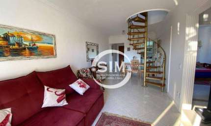 Cobertura com 4 dormitórios à venda, 120 m² por R$ 770.000,00 - Vila Nova - Cabo Frio/RJ