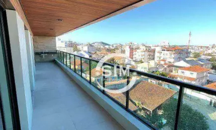Apartamento com 3 dormitórios à venda, 100 m² por r$ 1.450.000 - centro - cabo frio/rj