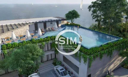 Flat com 1 dormitório à venda, 68 m² por R$ 980.000 - Passagem - Cabo Frio/RJ