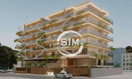 Apartamento com 2 dormitórios à venda, 98 m² por r$ 966.000,00 - passagem - cabo frio/rj
