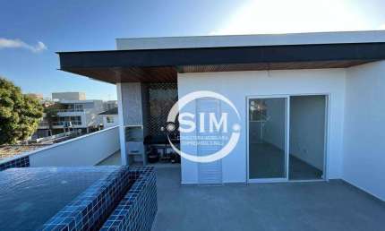 Cobertura com 3 dormitórios à venda, 132 m² por R$ 690.000,00 - Palmeiras - Cabo Frio/RJ