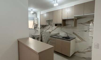 Apartamento 59 metros com sala estendida, 2 dormitorios e 1 suite