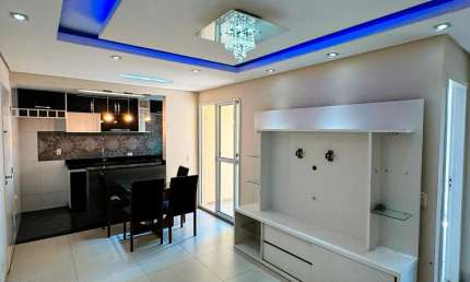 Apartamento 48 metros com 2 dormitorios sendo semi mobiliado