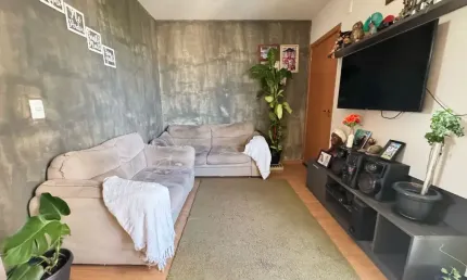 Apartamento com 02 dormitórios semimobiliado em são josé sc