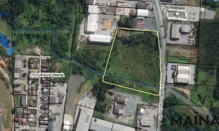 Terreno comercial à venda no itoupavazinha, blumenau , 33836 m2 por r$ 18.000.000