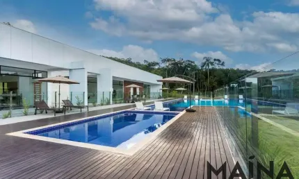 Terreno em condomínio fechado à venda no ponta aguda, blumenau , 375 m2 por r$ 350.000