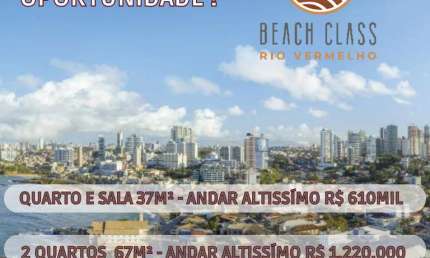 BEACH CLASS RIO VERMELHO - Apartamentos Studios, 1/4 e 2/4