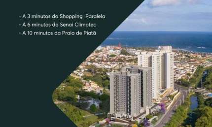 Apartamento com 3 quartos à venda na Rua Rio Trobogi, Patamares, Salvador