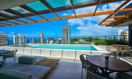 BLUE BARRA | QUARTO E SALA | NOVO | 3 Ap neste anuncio
