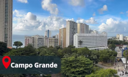 Apartamento com 3 quartos à venda na Rua de Ligação Reitor Miguel Calmon-Campo Grande, 200, Canela, Salvador