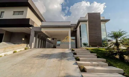 Casa térrea com 3 quartos, sendo 3 suítes à venda,  210m² por r$1.390.0000,00 -terras de santa adélia - vargem grande paulista/sp.