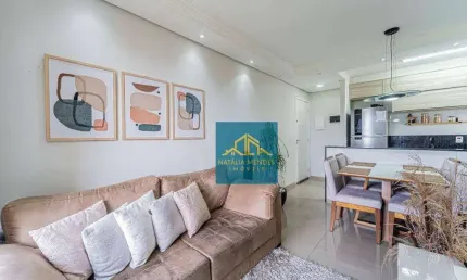 Apartamento com varanda, 3 quartos à venda, 60 m² por R$ 259.900 - Morro Grande - Cotia/SP