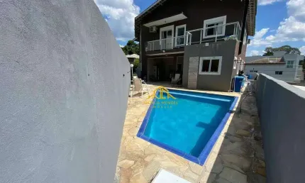Casa com piscina privativa, 5 quartos à venda, 223 m² por r$ 1.100.000 - jardim  europa - vargem grande paulista/sp