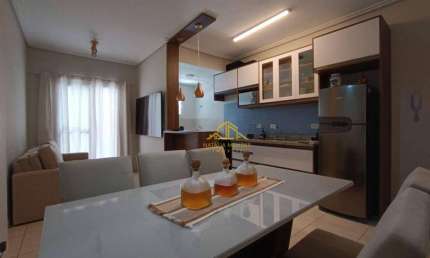 Apartamento com  varanda gourmet, sendo 2 quartos à venda, 60 m² por R$ 280.000 - Parque Mirante da Mata - Cotia/SP