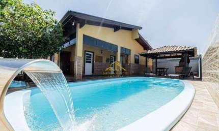 Casa Térrea com piscina, sendo 3 quartos sendo 1 Suíte com Closet à Venda - R$ 1.350.000,00– Central Park Residence, Vargem Grande Paulista/SP