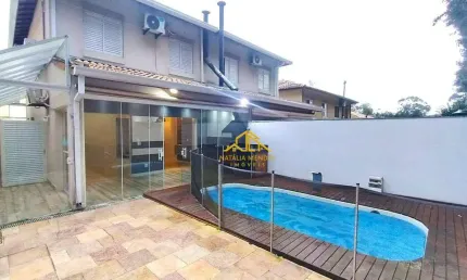 Casa com piscina privativa, 3 quartos à venda, 104 m² por r$ 715.000 - parque rincão - cotia/sp