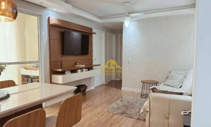 Apartamento com 3 dormitórios à venda, 74 m² por R$ 395.000,00 - Jardim Petrópolis - Cotia/SP