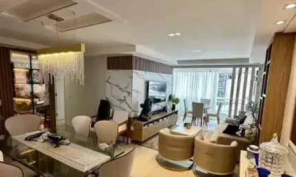 Vendo lindo apartamento na ponta do farol, no fino acabamento