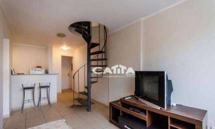 Apartamento Duplex com 2 quartos e 1 vaga à venda, 105 m² por R$ 440.000 - José Menino - Santos/SP