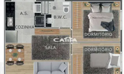 Apartamento com 2 quartos à venda, 38 m² por R$ 209.000 - Itaquera - São Paulo/SP