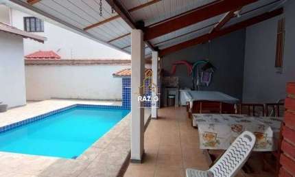 Casa com 3 quartos à venda na Rua Sheila, 220, Balneário Califórnia, Itanhaém por R$ 490.000