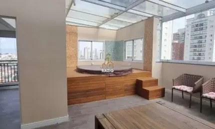 Cobertura com 4 quartos para alugar na rua teófilo dias, 168, vila regente feijó, são paulo por r$ 7.500