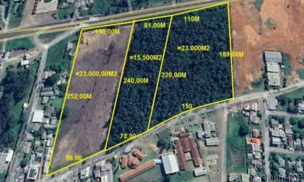 Terreno comercial à venda no Centro, Araricá 