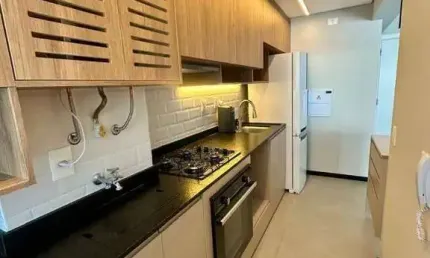 Apartamento com 1 dormitório para alugar, 50 m² por R$ 7.056,17/mês - Brooklin Paulista - São Paulo/SP