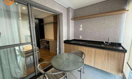 Apartamento com 1 dormitório para alugar, 30 m² por R$ 5.281,86/mês - Pinheiros - São Paulo/SP