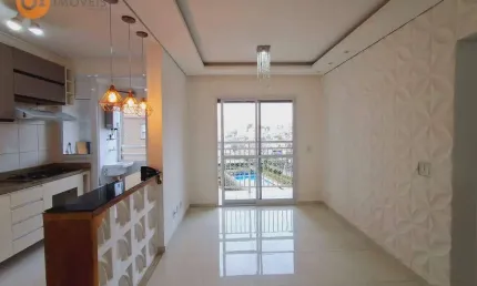 Apartamento com 2 dormitórios para alugar, 62 m² por R$ 3.426,67/mês - Vila Boa Vista - Barueri/SP