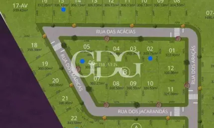 Terreno à venda no bosque das figueiras, passo de torres , 343 m2 por r$ 230.000