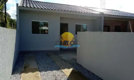 Casa com 2 quartos à venda na avenida principal, 100, saint etiene, matinhos por r$ 195.000