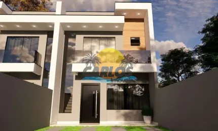 Casa com 3 quartos à venda na rua imperatriz leopoldino, 166, santa terezinha, pontal do paraná por r$ 582.000