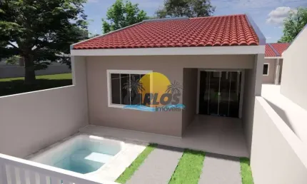Casa com 3 quartos à venda na avenida niterói, 892, grajaú, pontal do paraná por r$ 310.000