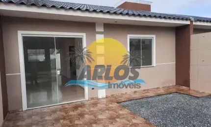 Casa com 2 quartos à venda na romário martins, 1043, praia de leste, pontal do paraná por r$ 265.000