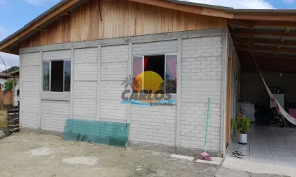 Casa com 2 quartos à venda na timbiras, 6, balneário inajá, matinhos por r$ 130.000