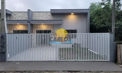 Casa com 2 quartos à venda na governador luiz parigot de souza, 640, balneário junara, matinhos por r$ 380.000
